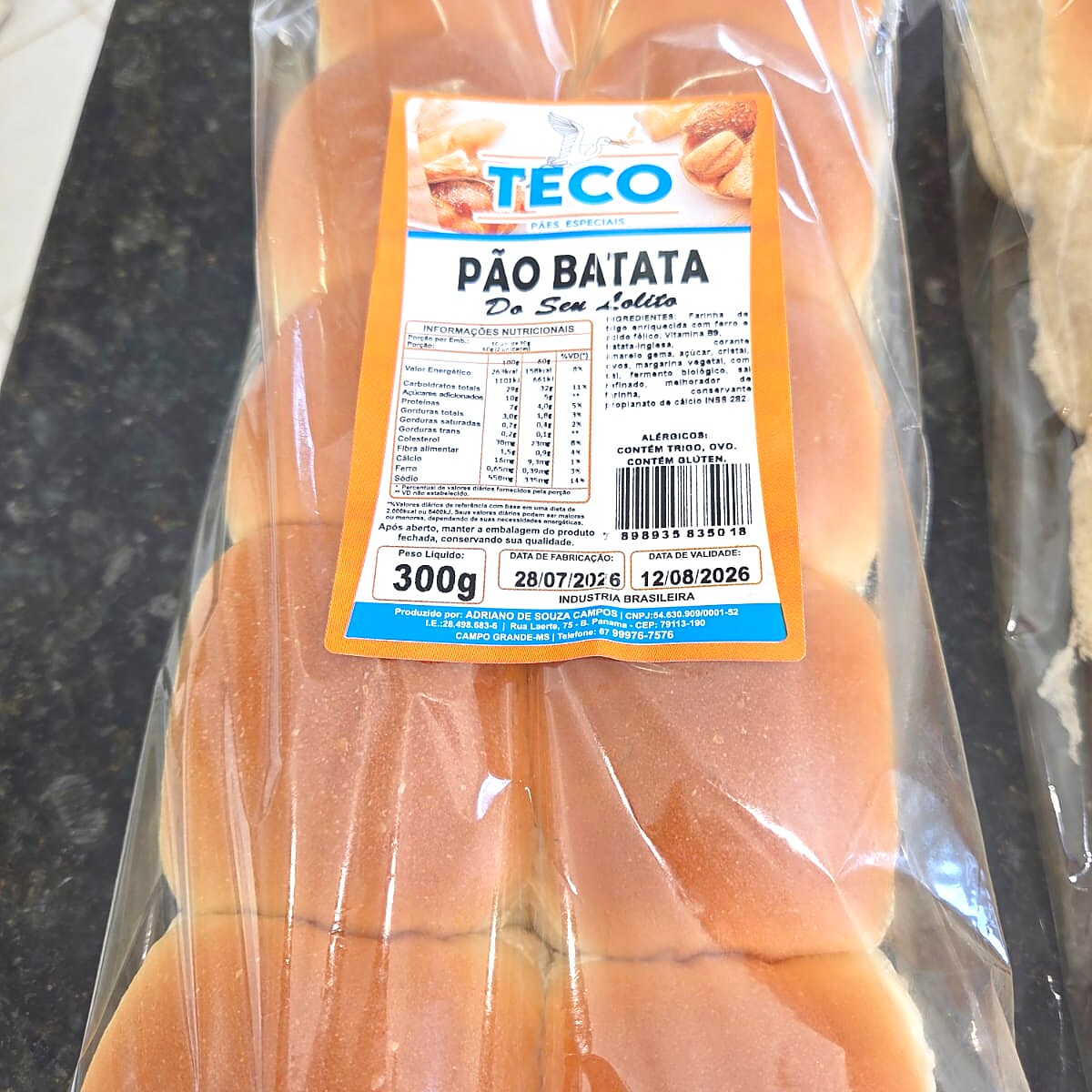 Pão de Batata